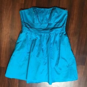 David Bridal Strapless Bridesmaid Prom Dress